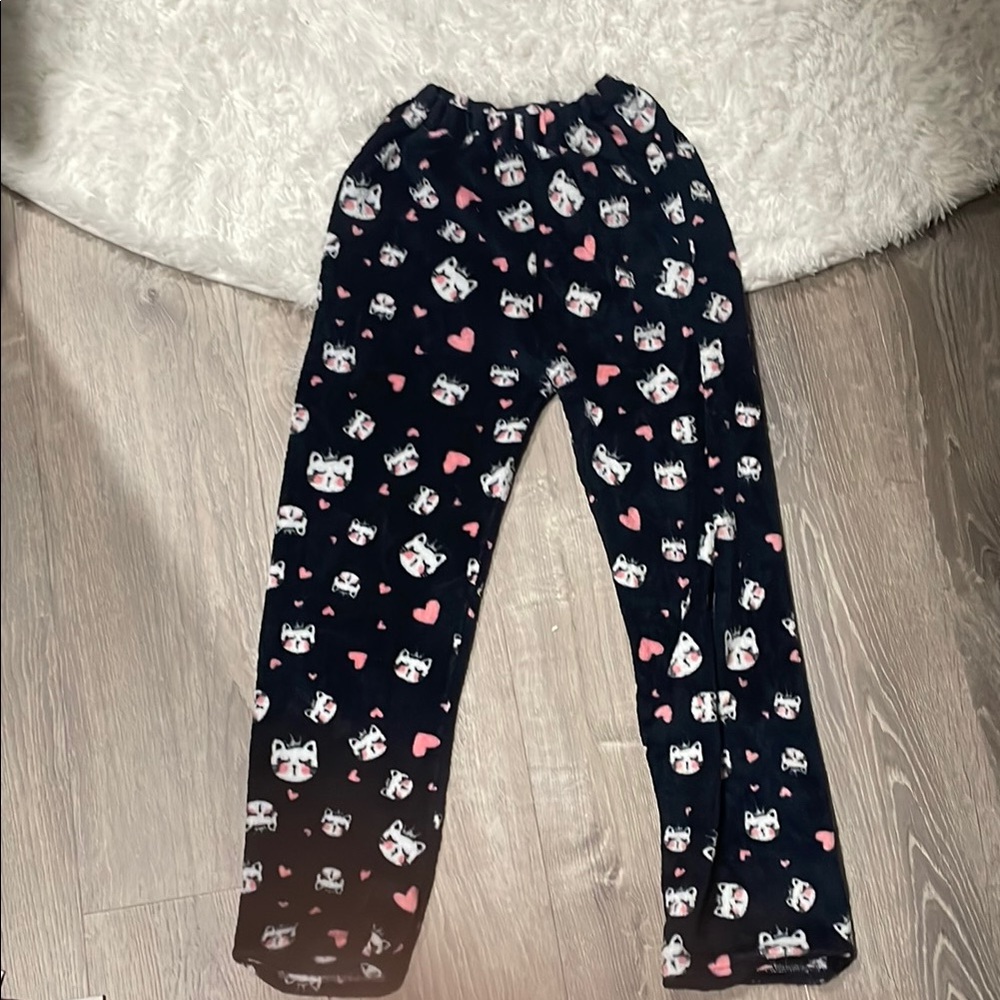 Cute Cat Print Pajama Pants